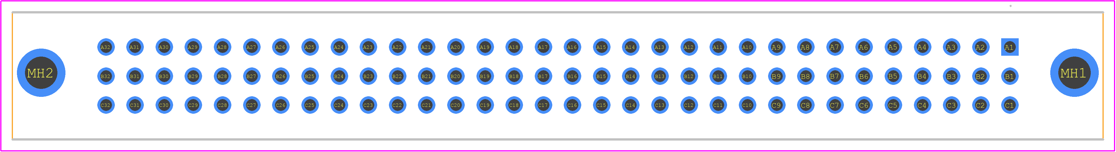 09791962961 - HARTING PCB footprint - Other - Other - 09791962961-1