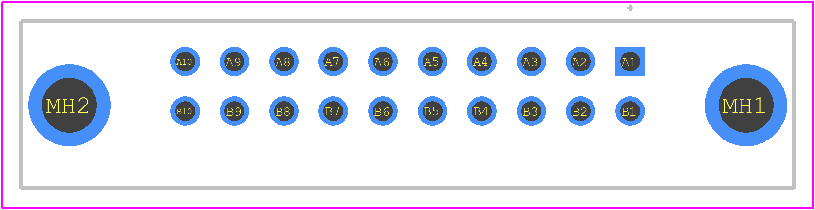 09751206985 - HARTING PCB footprint - Other - Other - 09751206985-1