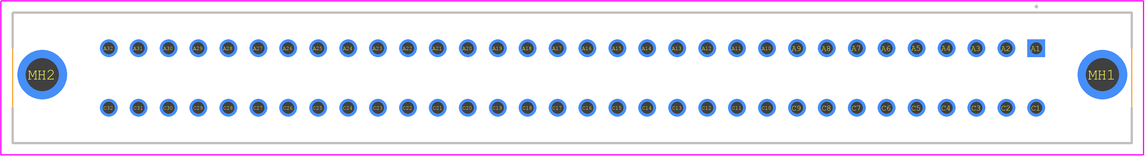 09736646947 - HARTING PCB footprint - Other - Other - 09736646947-2