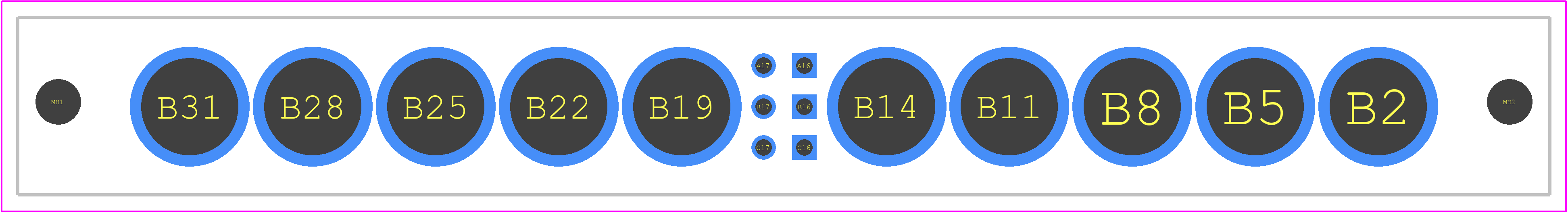 09731066907 - HARTING PCB footprint - Other - Other - 09731066907