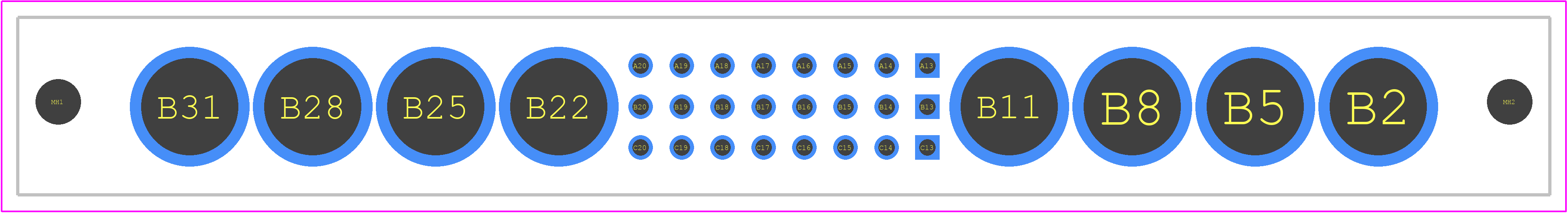 09731246904 - HARTING PCB footprint - Other - Other - 09731246904