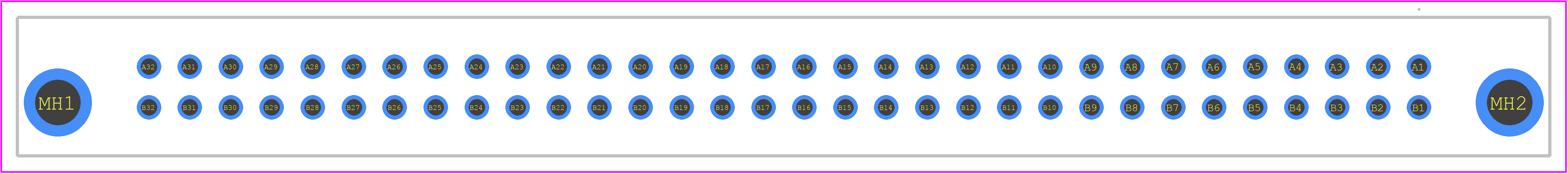09721646974 - HARTING PCB footprint - Other - Other - 09721646974-1