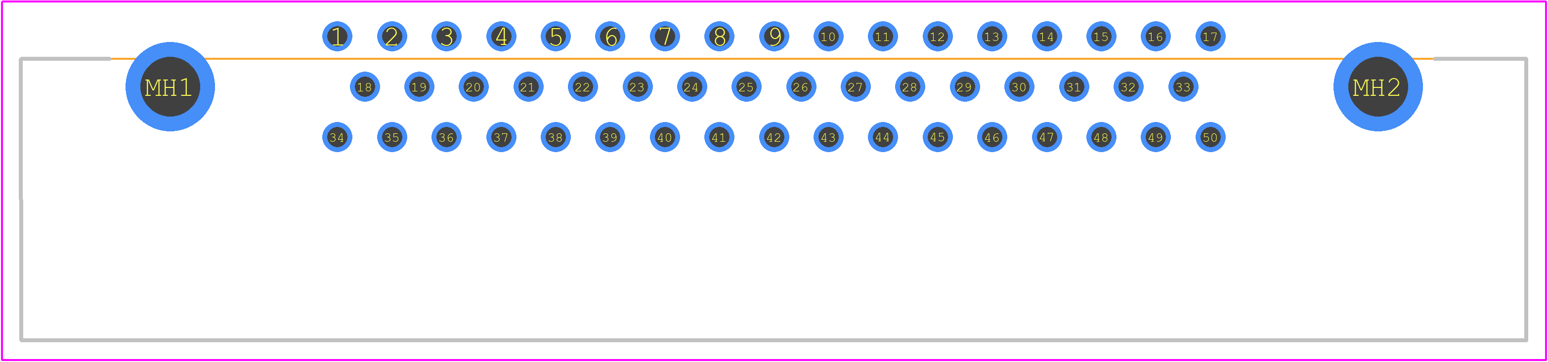 09676509658 - HARTING PCB footprint - Other - Other - 09676509658-4