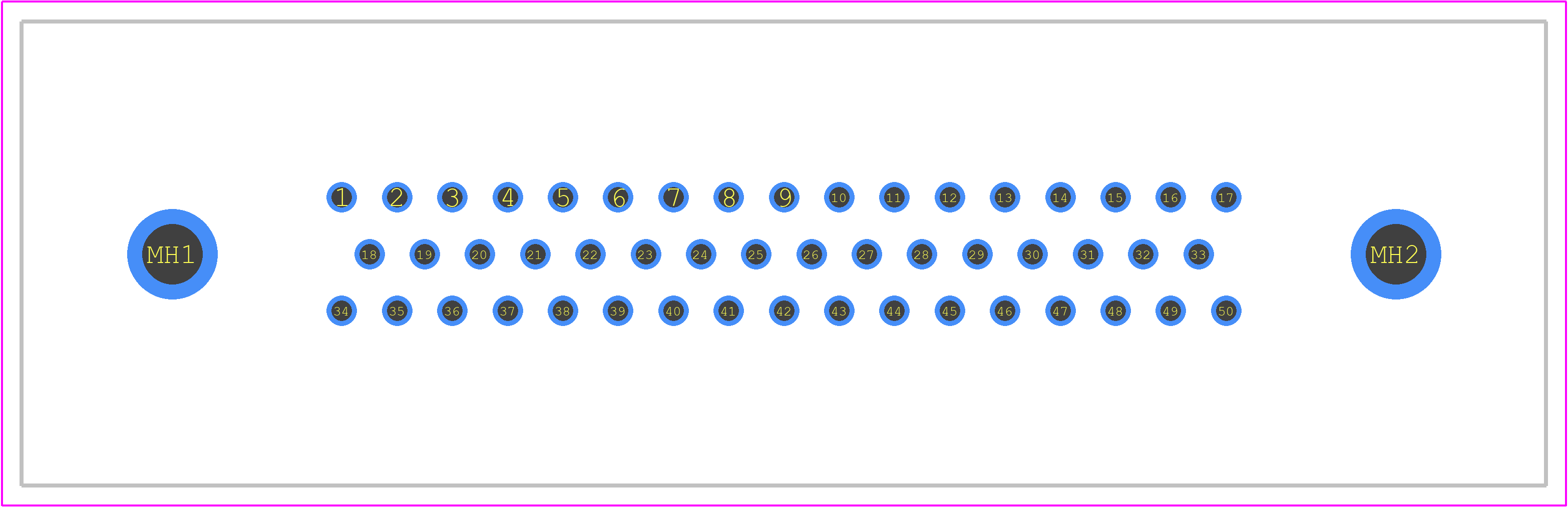 09676507675 - HARTING PCB footprint - Other - Other - 09676507675-5