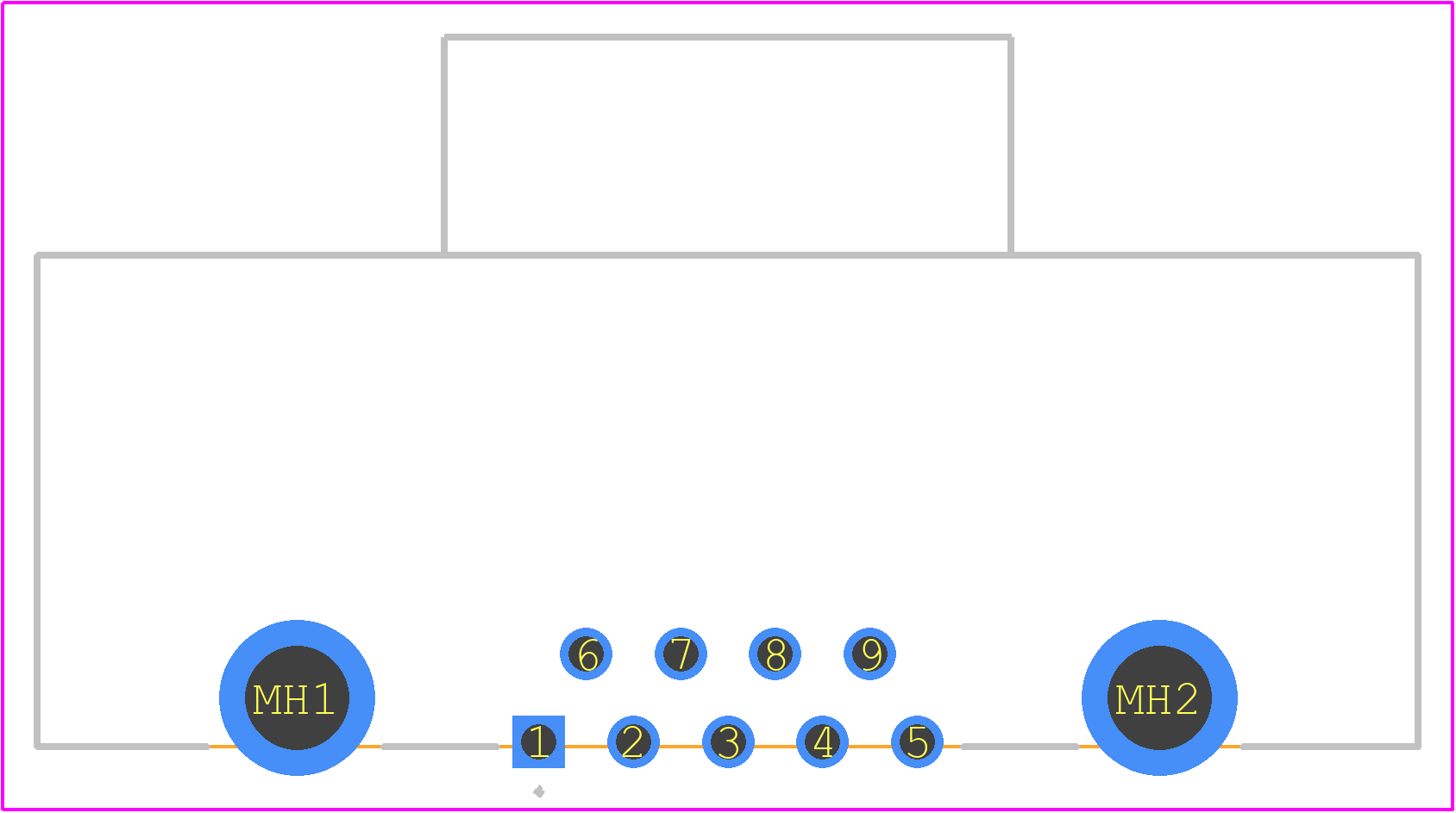 09676099658 - HARTING PCB footprint - Other - Other - 09676099658