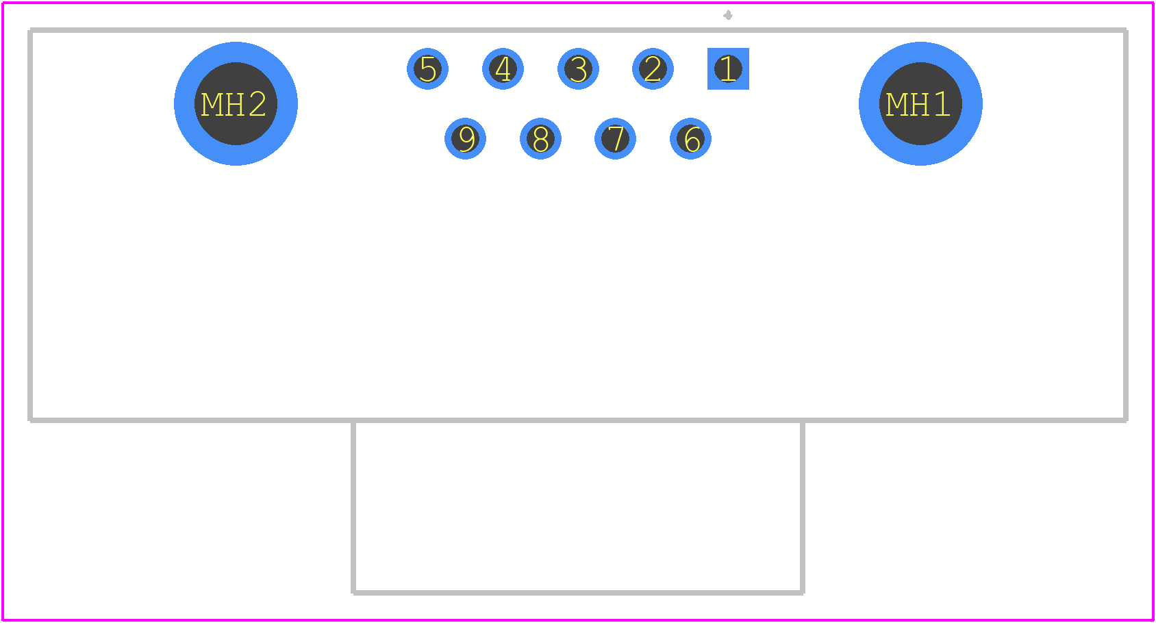 09676098758 - HARTING PCB footprint - Other - Other - 09676098758