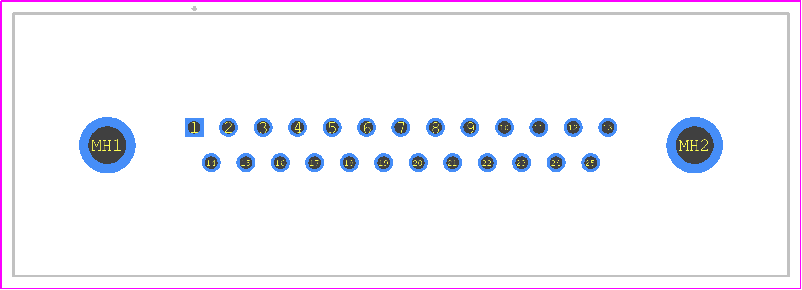 09675259675 - HARTING PCB footprint - Other - Other - 09675259675