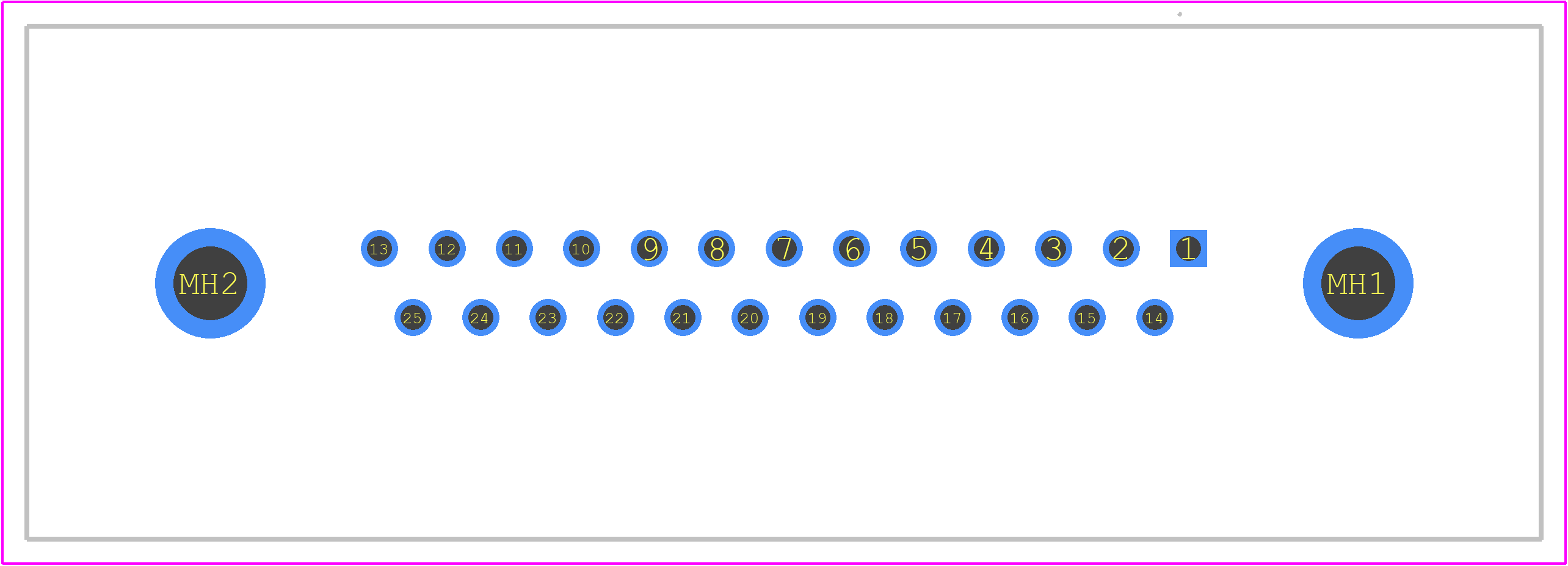 09675256775 - HARTING PCB footprint - Other - Other - 09675256775-1