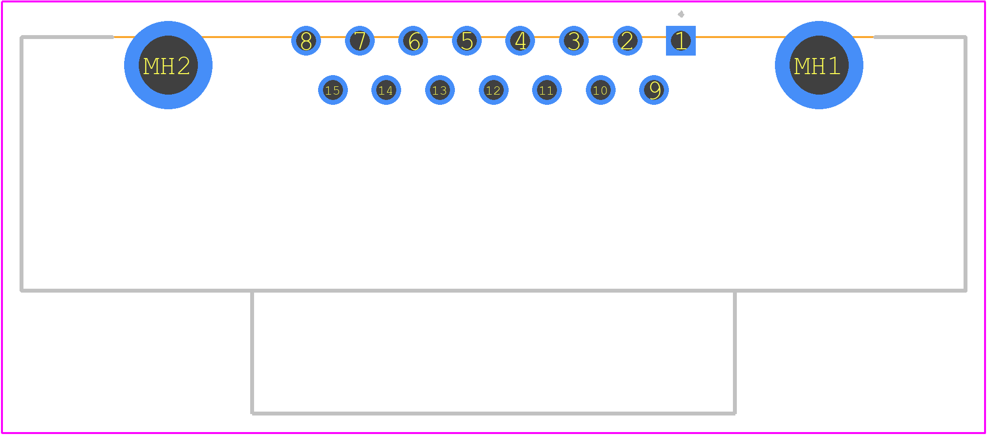 09675158758 - HARTING PCB footprint - Other - Other - 09675158758
