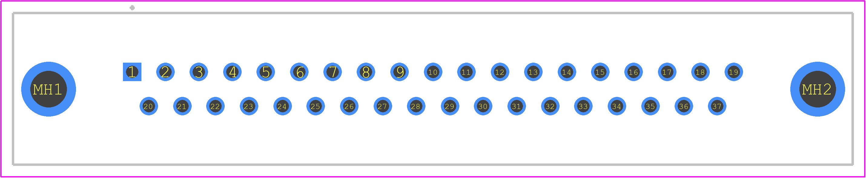 09674616701 - HARTING PCB footprint - Other - Other - 09674616701