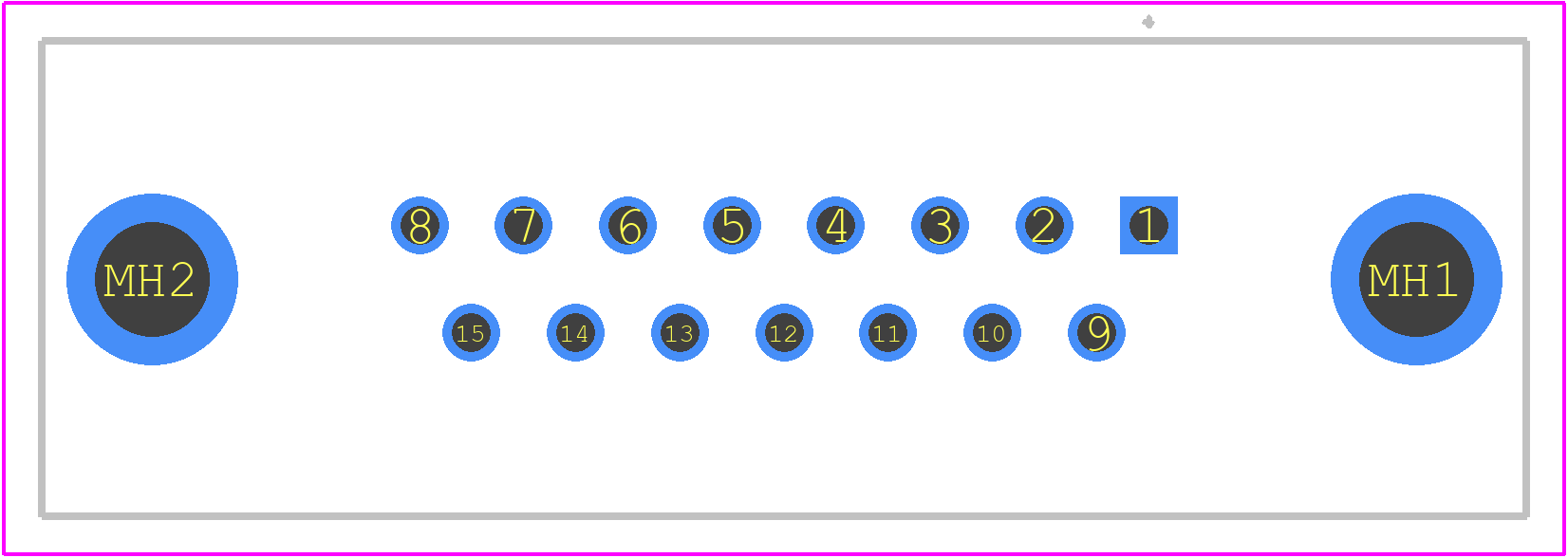 09672516701 - HARTING PCB footprint - Other - Other - 09672516701-1