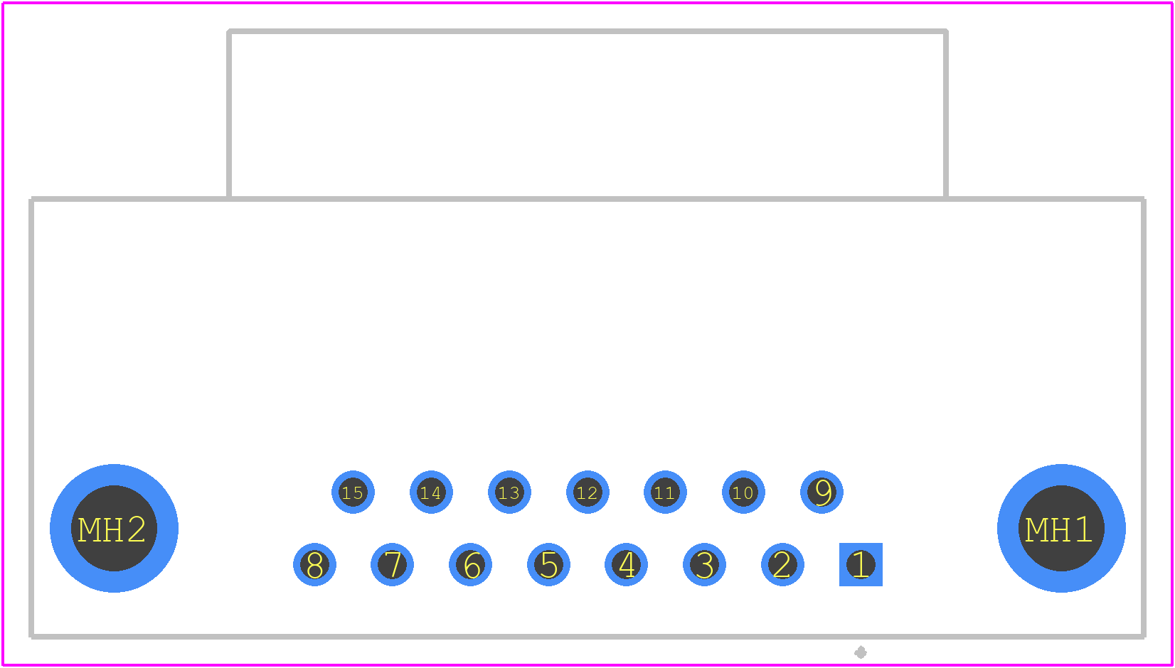 09672226801 - HARTING PCB footprint - Other - Other - 09672226801