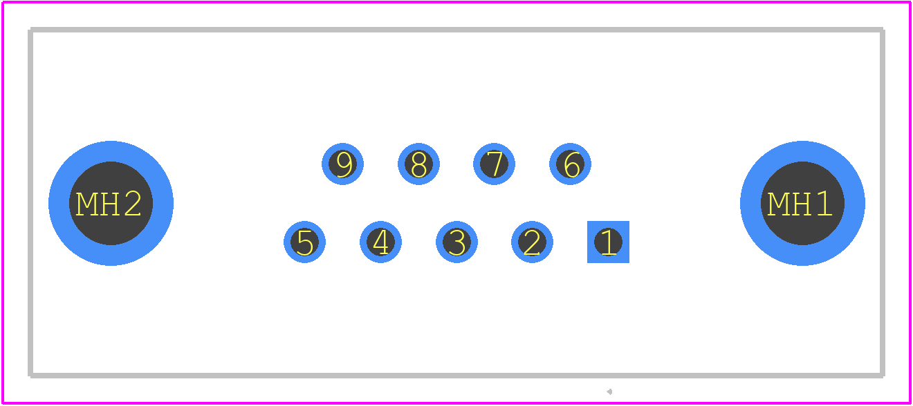 09671616701 - HARTING PCB footprint - Other - Other - 09671616701-1