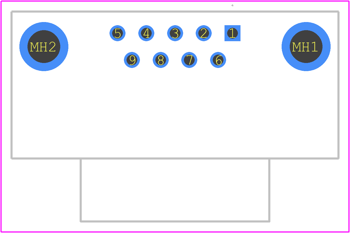 09661567615 - HARTING PCB footprint - Other - Other - 09661567615-2