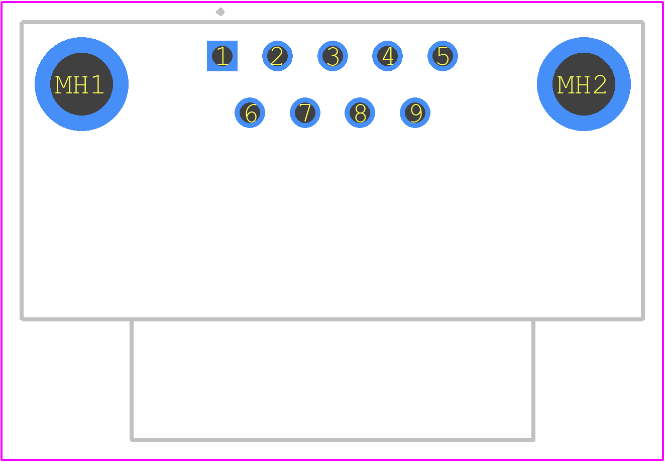 09661636812 - HARTING PCB footprint - Other - Other - 09661636812