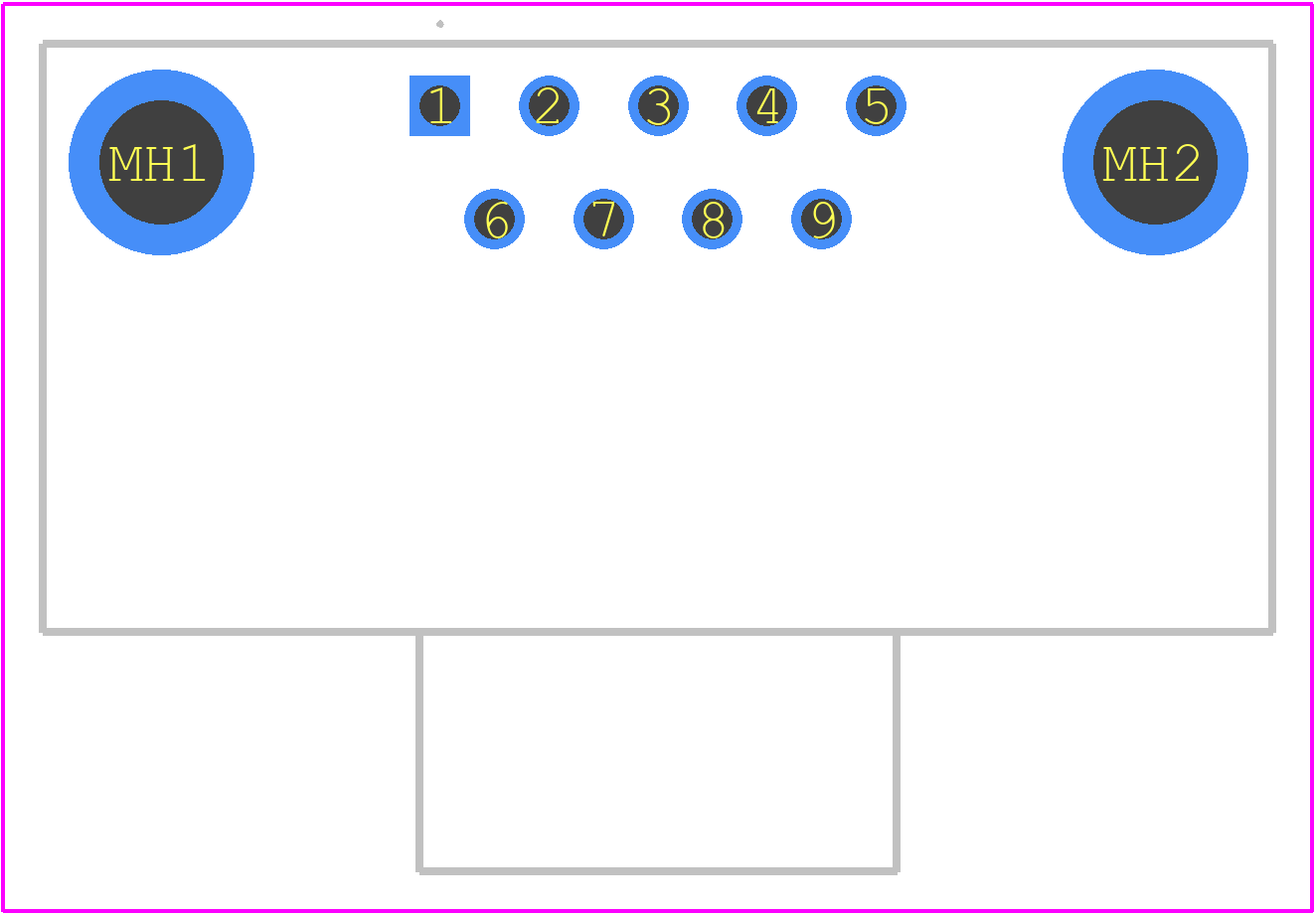 09661236801 - HARTING PCB footprint - Other - Other - 09661236801-1