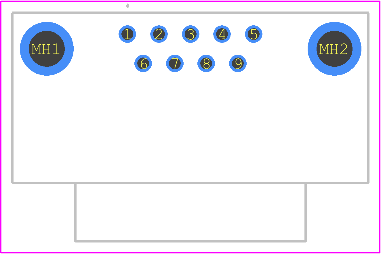 09661226801 - HARTING PCB footprint - Other - Other - 09661226801