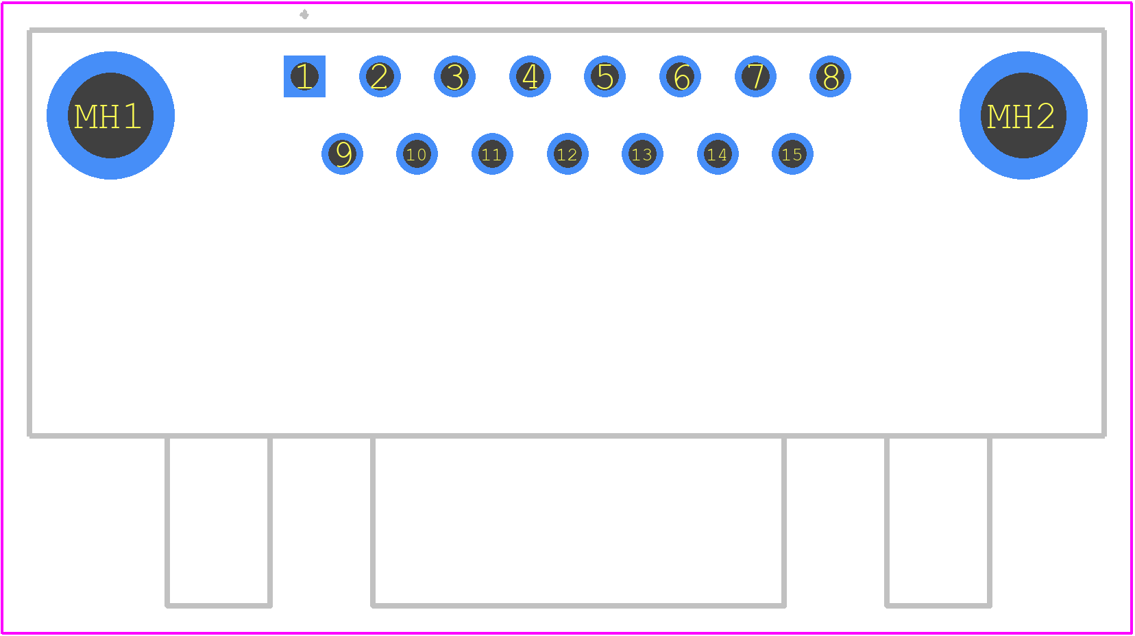 09662237803 - HARTING PCB footprint - Other - Other - 09662237803-1