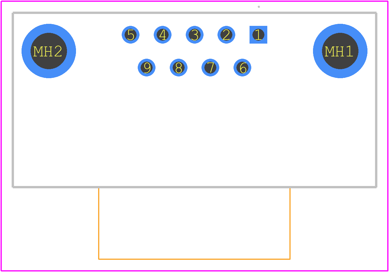 09661536612 - HARTING PCB footprint - Other - Other - 09661536612-2