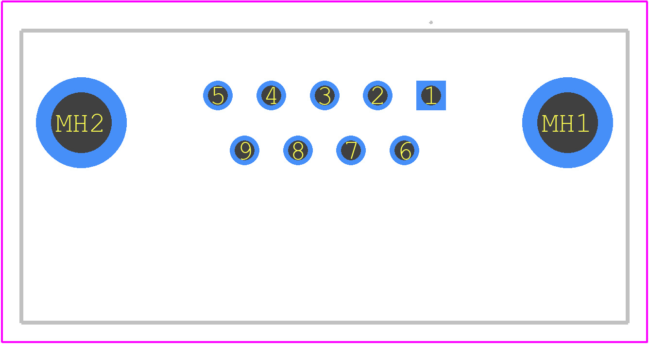 09661537612 - HARTING PCB footprint - Other - Other - 09661537612-3