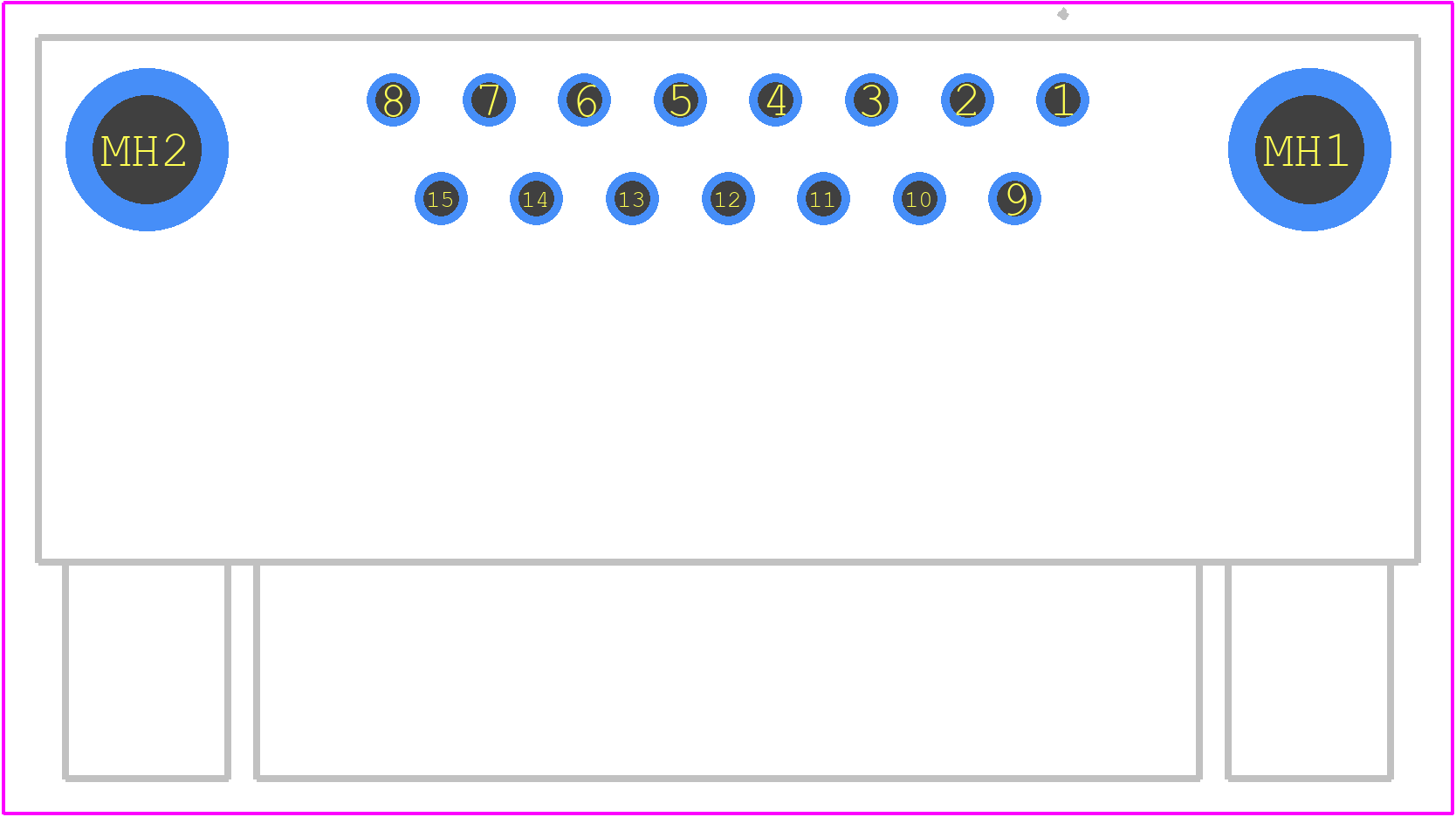 09662537613 - HARTING PCB footprint - Other - Other - 09662537613