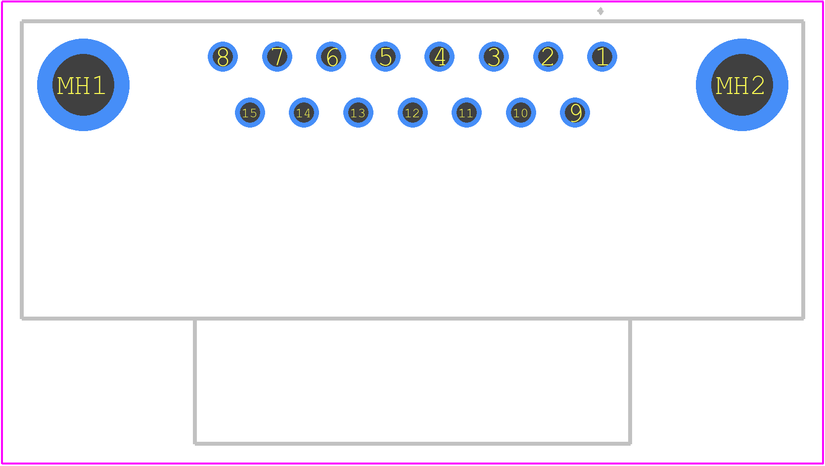 09662136601 - HARTING PCB footprint - Other - Other - 09662136601-1
