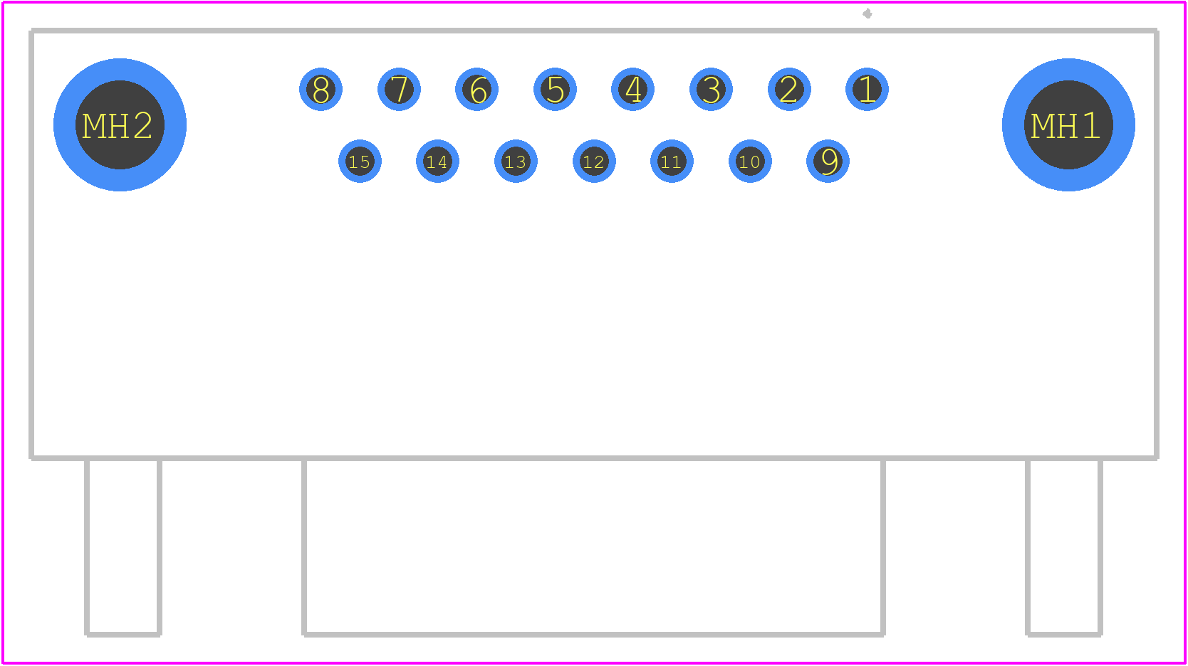 09662126603 - HARTING PCB footprint - Other - Other - 09662126603-1