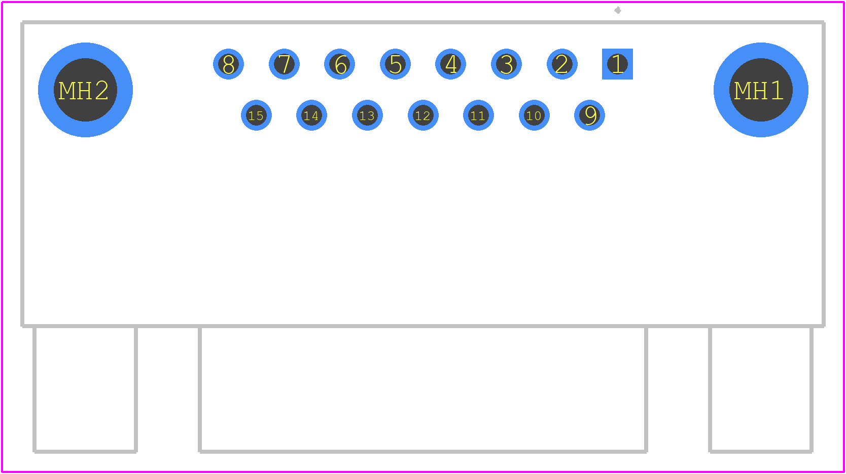 09662127603 - HARTING PCB footprint - Other - Other - 09662127603