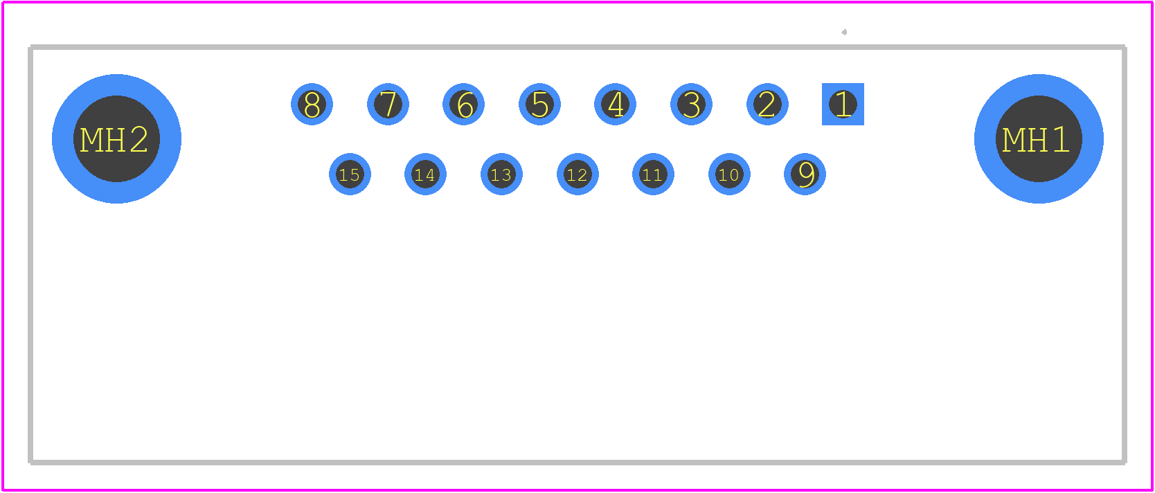 09662126602 - HARTING PCB footprint - Other - Other - 09662126602-2