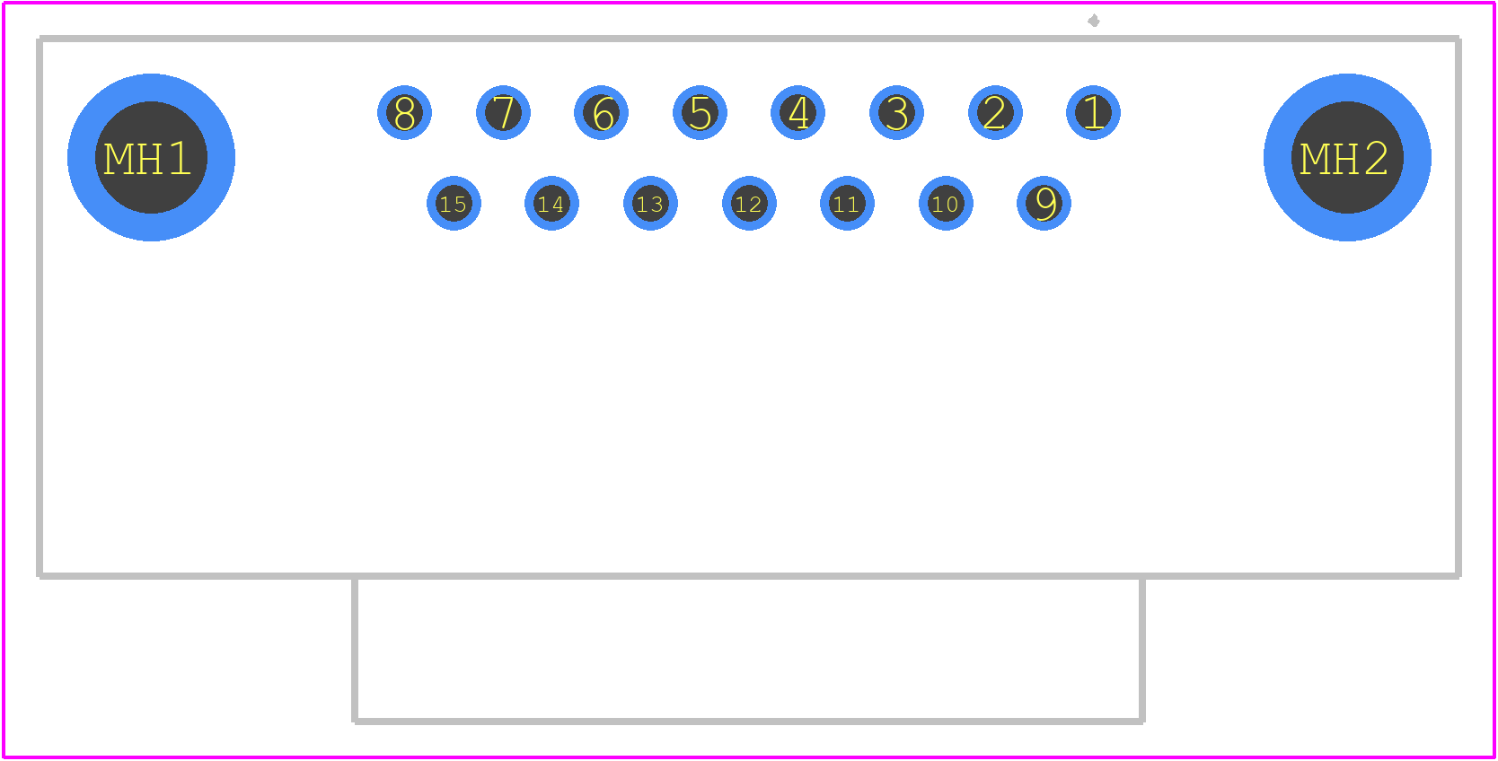 09662127602 - HARTING PCB footprint - Other - Other - 09662127602