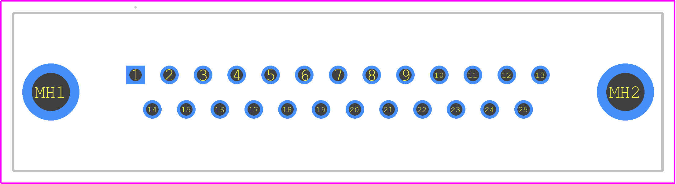 09663216702 - HARTING PCB footprint - Other - Other - 09663216702-3