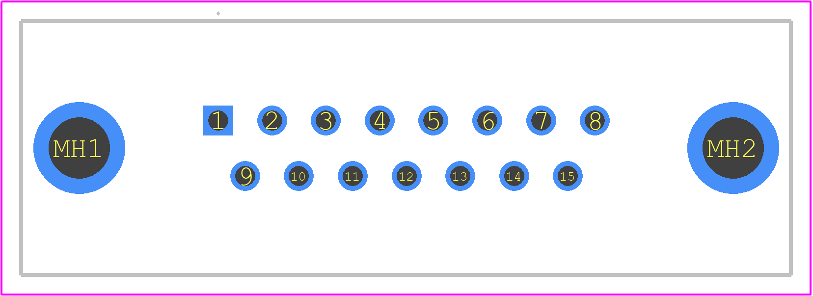 09662216703 - HARTING PCB footprint - Other - Other - 09662216703-2