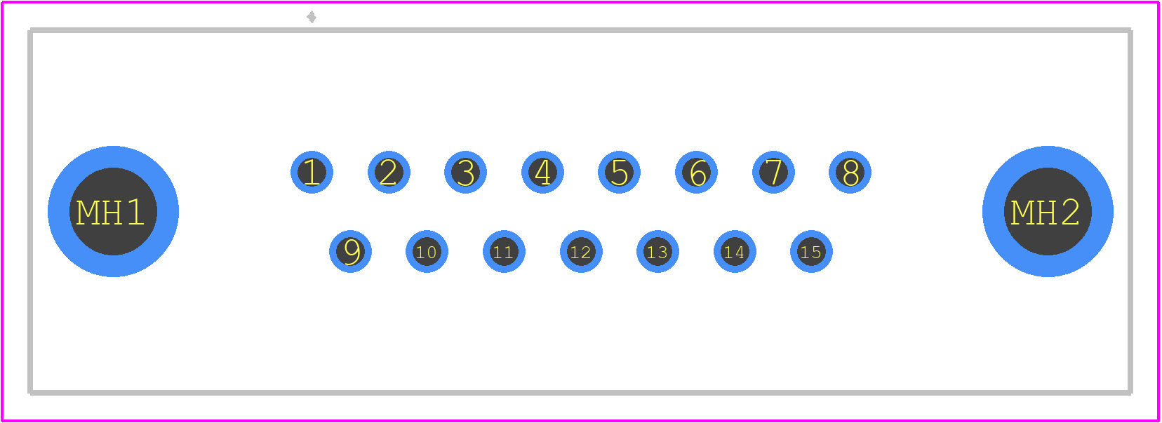 09662216701 - HARTING PCB footprint - Other - Other - 09662216701