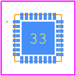 NCP45491XMNTWG - onsemi PCB footprint - Other - Other - QFN32
