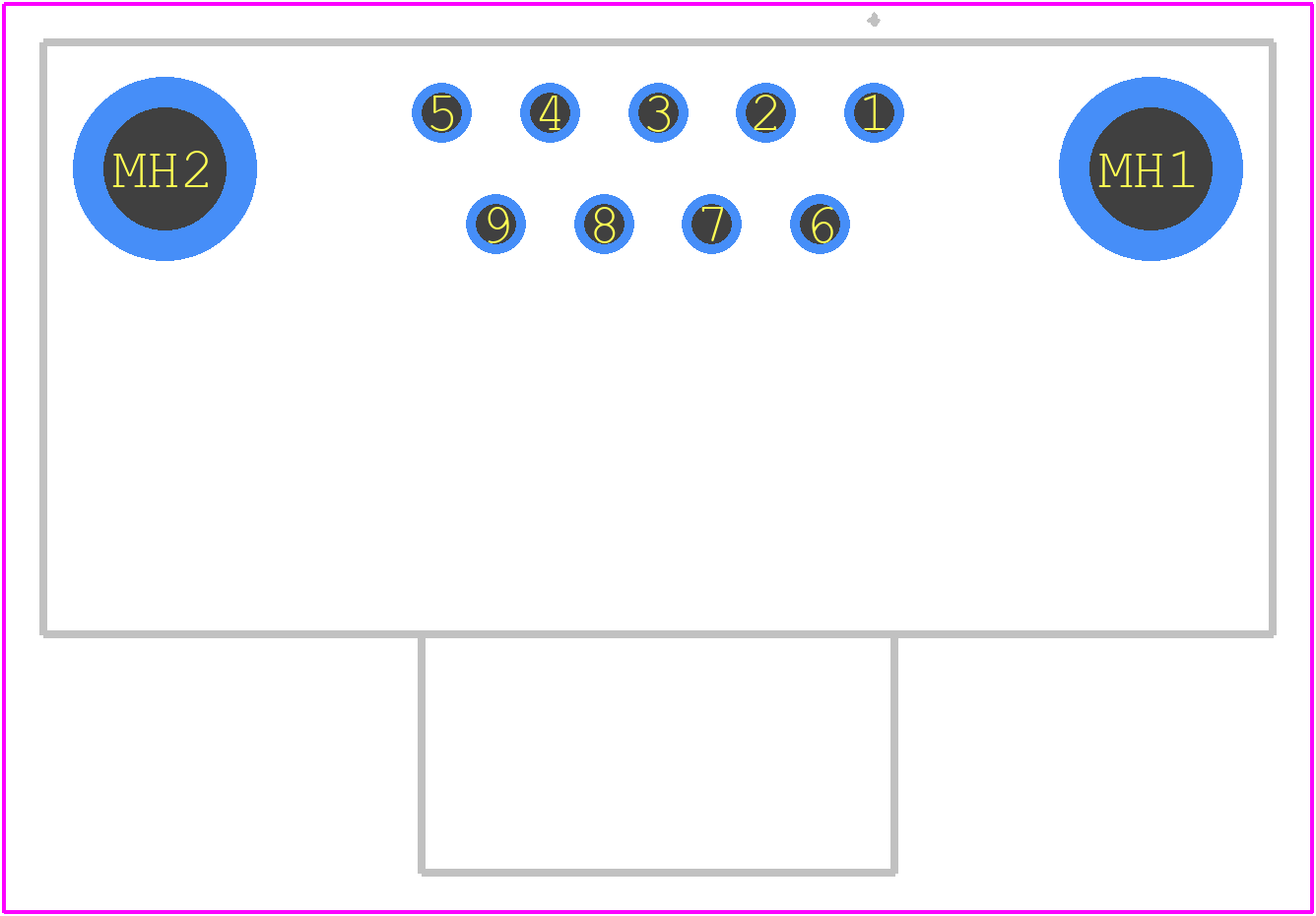 09661576613 - HARTING PCB footprint - Other - Other - 09661576612