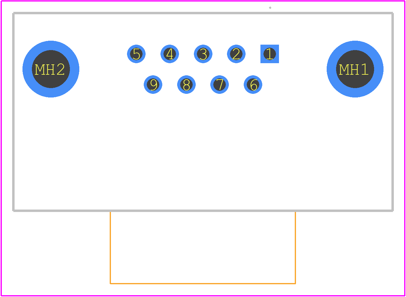 09661566610 - HARTING PCB footprint - Other - Other - 09661566610-3