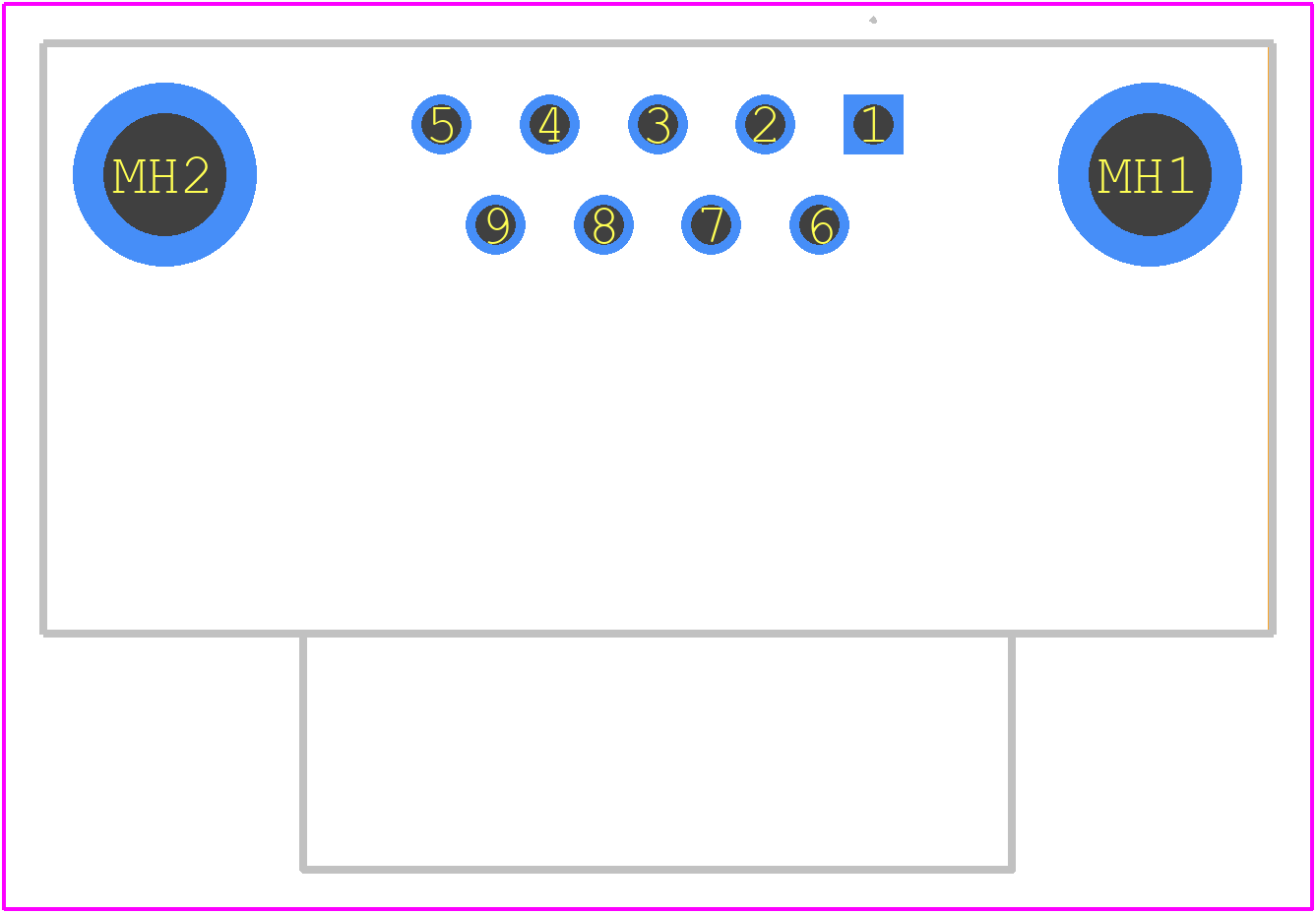 09661566611 - HARTING PCB footprint - Other - Other - 09661566611-2