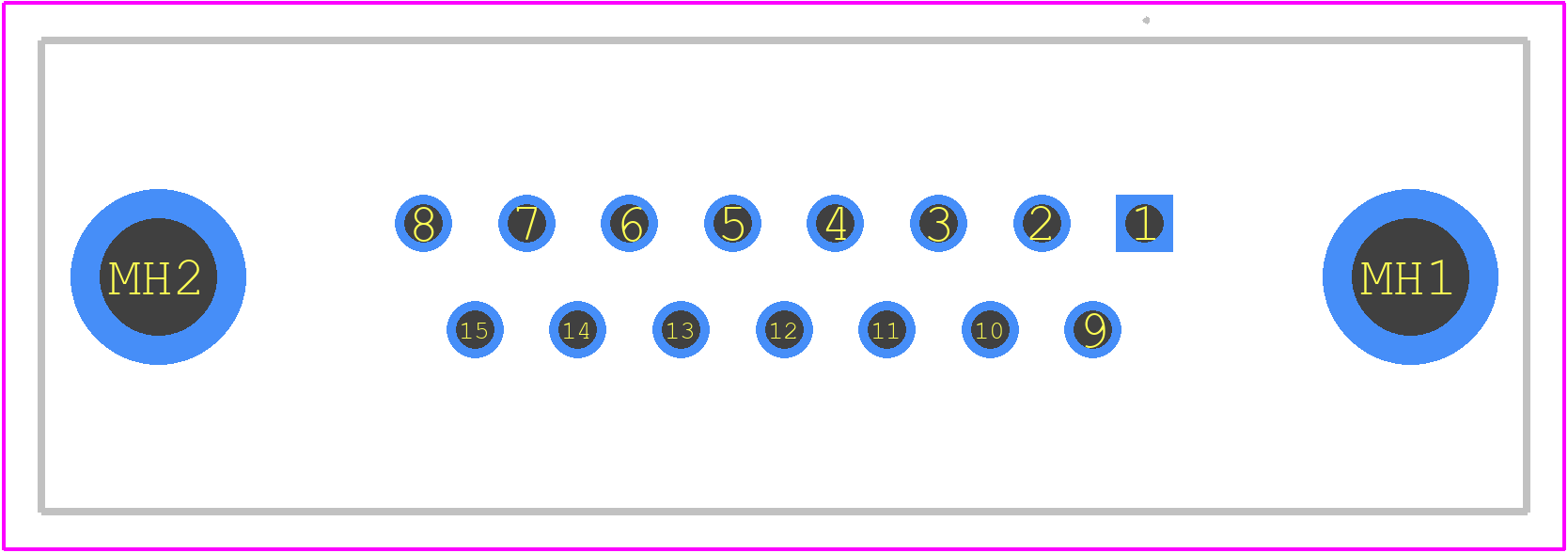 09662156501 - HARTING PCB footprint - Other - Other - 09662156501-2