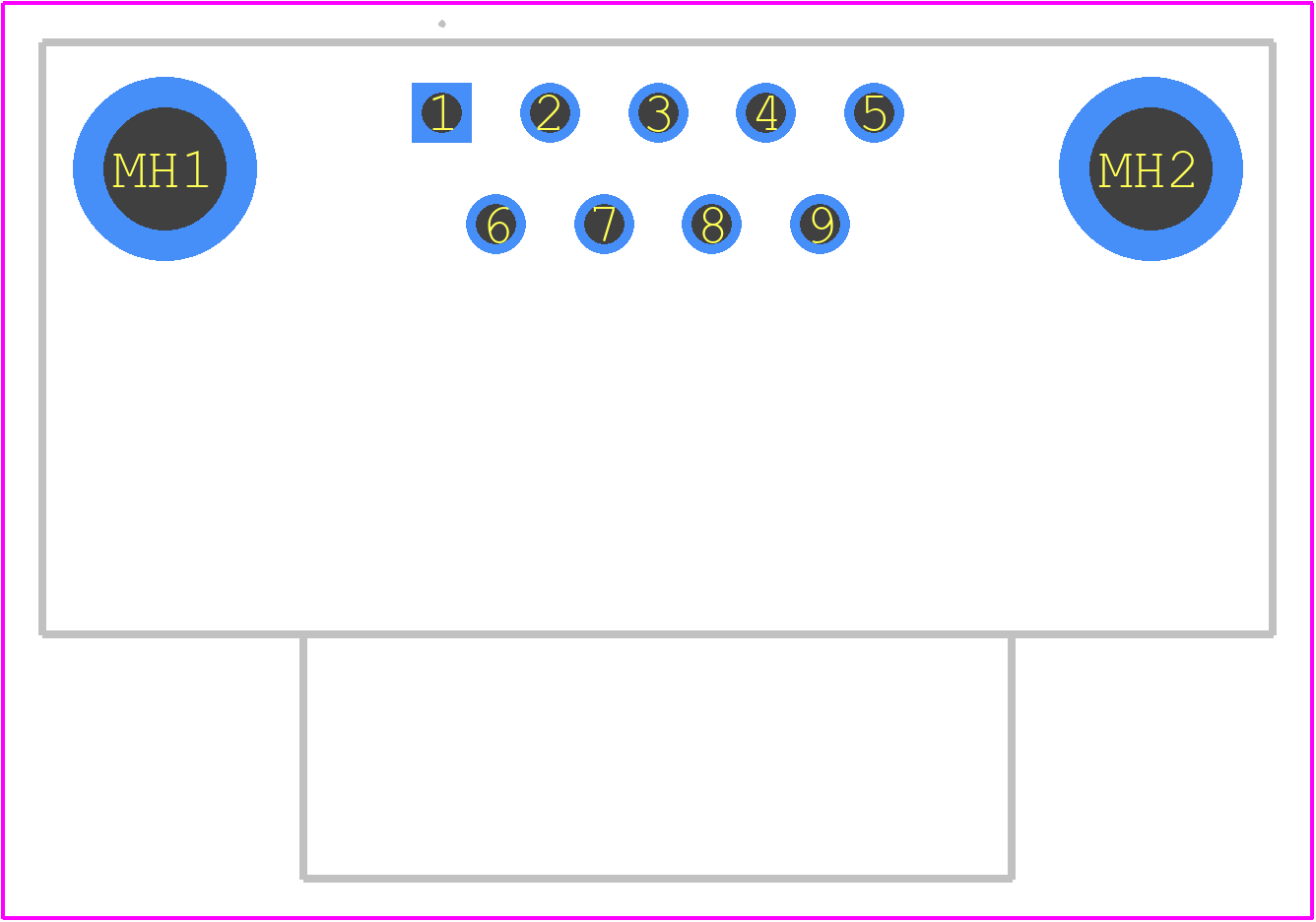 09651237801 - HARTING PCB footprint - Other - Other - 09651237801-1
