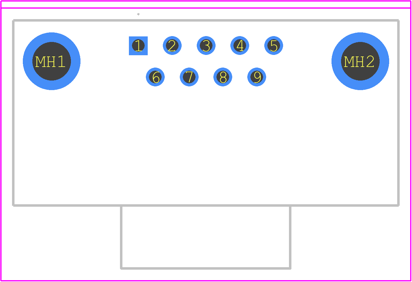 09651627815 - HARTING PCB footprint - Other - Other - 09651627815-3