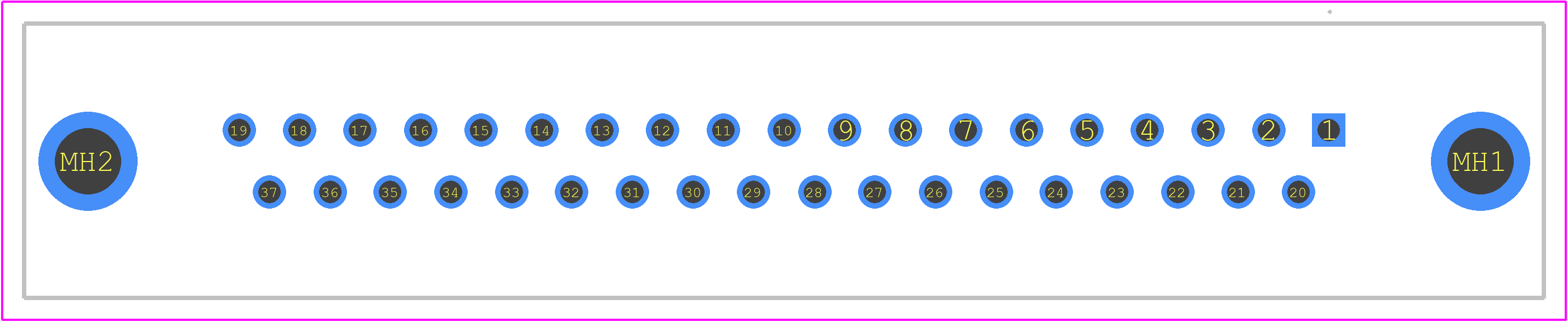 09644127236 - HARTING PCB footprint - Other - Other - 09644127236-2
