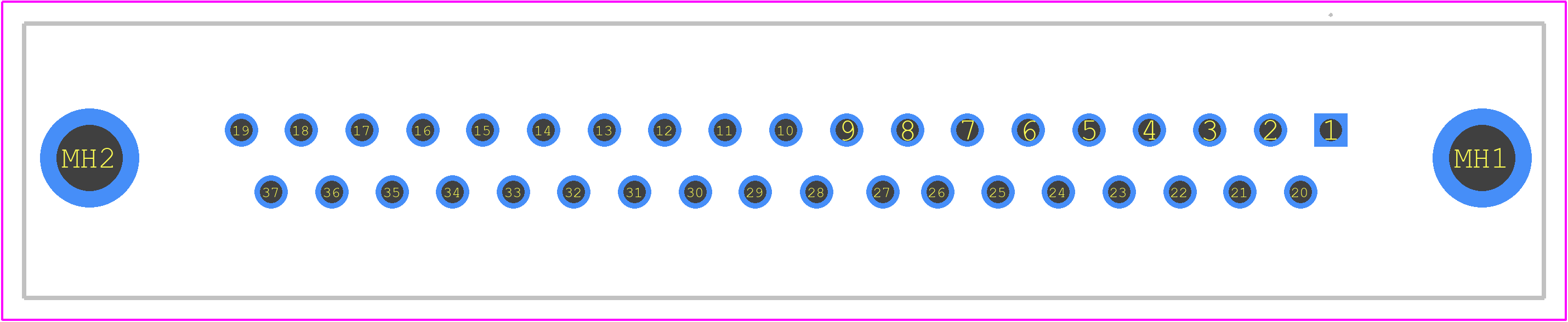 09644127245 - HARTING PCB footprint - Other - Other - 09644127245-2