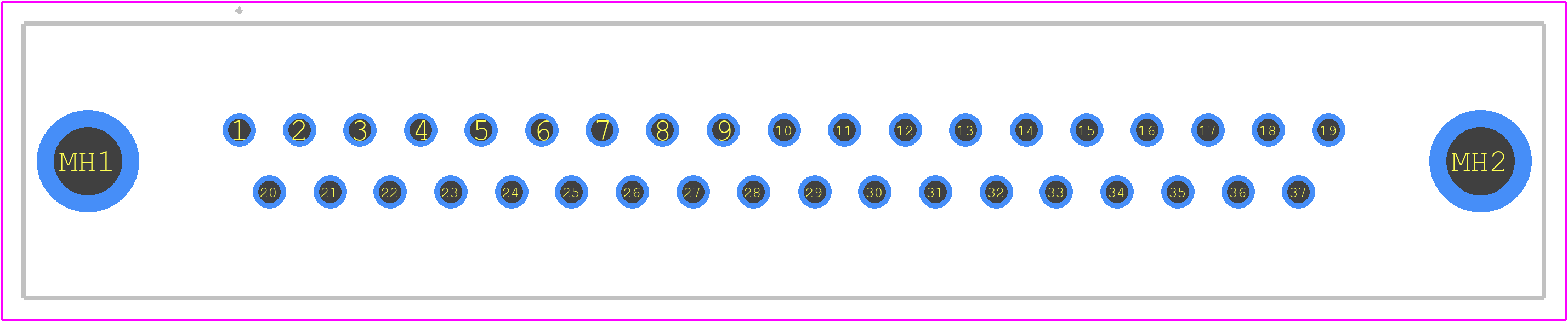 09644227240 - HARTING PCB footprint - Other - Other - 09644227240-1