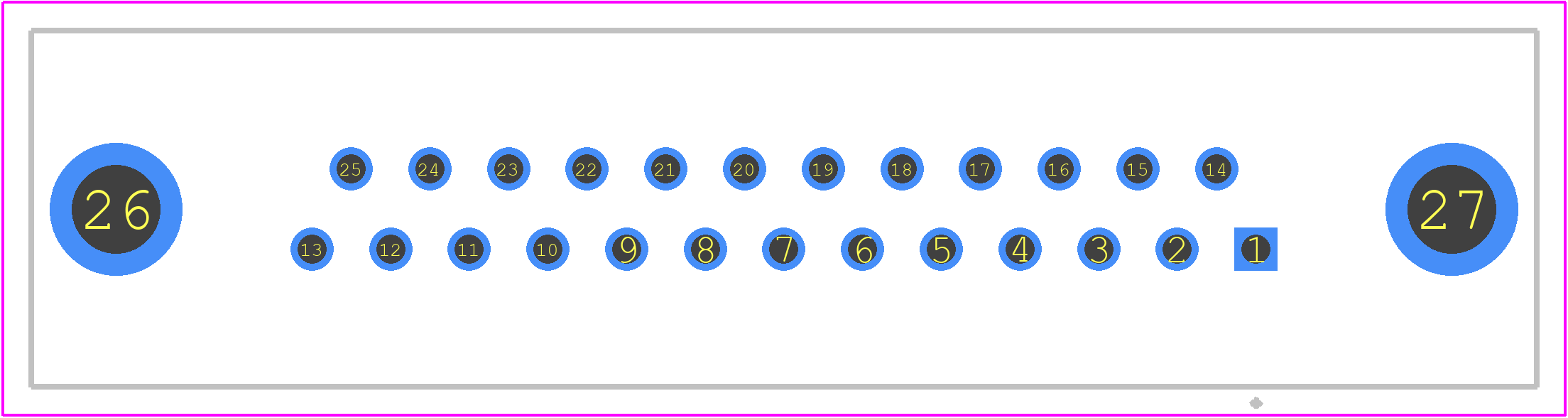 09643227236 - HARTING PCB footprint - Other - Other - 09643227236