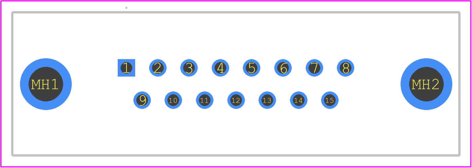 09642227236 - HARTING PCB footprint - Other - Other - 09642227236-1