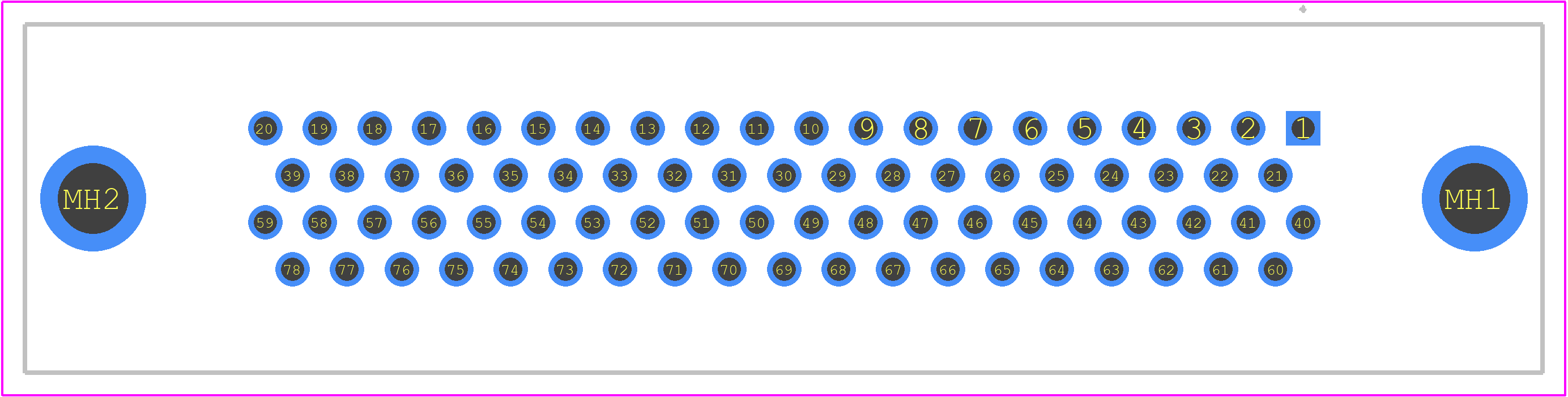 09565515512 - HARTING PCB footprint - Other - Other - 09565515512-3