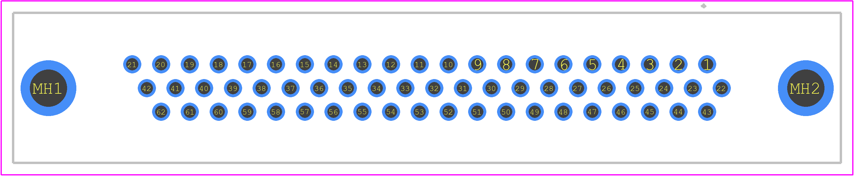 09564517513 - HARTING PCB footprint - Other - Other - 09564517513-1