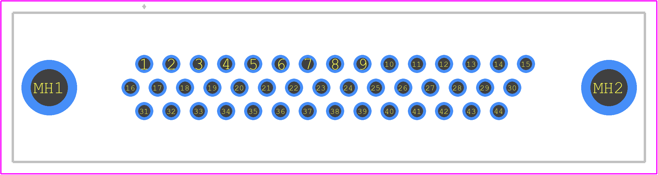 09563615713 - HARTING PCB footprint - Other - Other - 09563615713-2