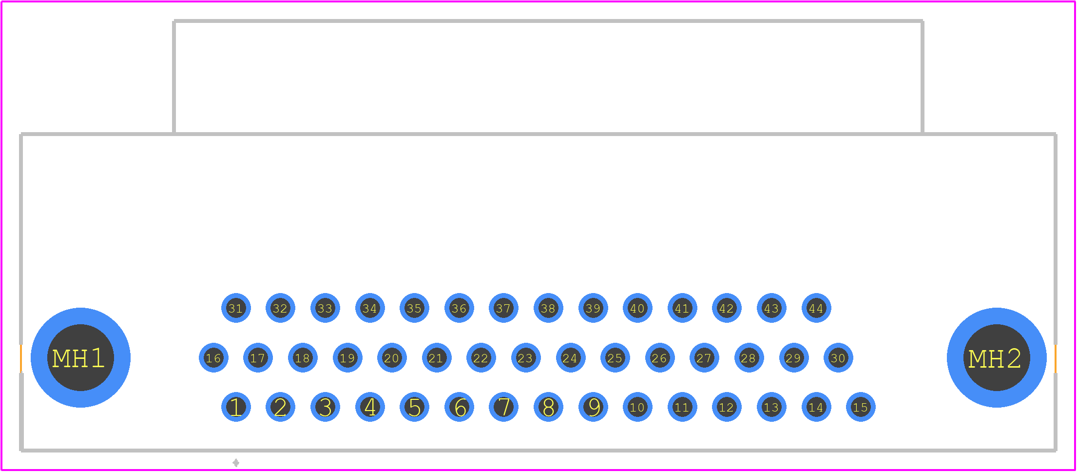 09563525612 - HARTING PCB footprint - Other - Other - 09563525612-1