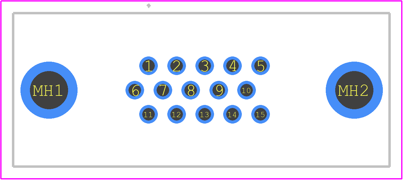 09561615712 - HARTING PCB footprint - Other - Other - 09561615712-2